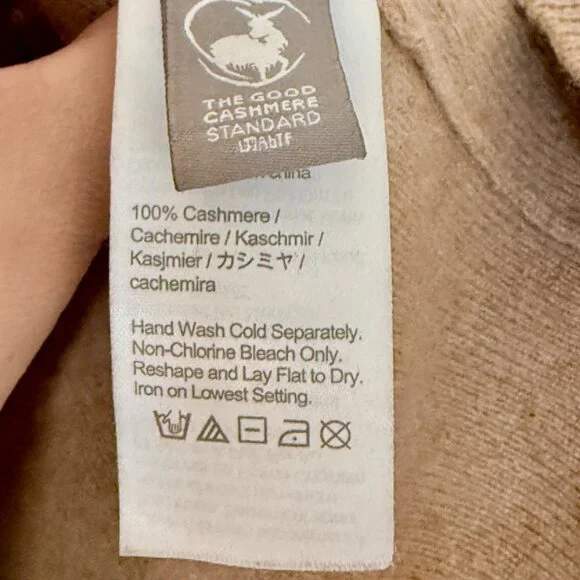 J. Crew 100% Cashmere Crewneck Sweater - Camel Heather / Size XXL - Picture 3 of 7